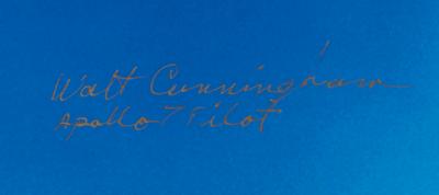 Lot #9156 Walt Cunningham Signed Oversized Photograph - Image 3