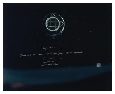 Lot #9163 Frank Borman Signed Oversized Photograph - Image 1