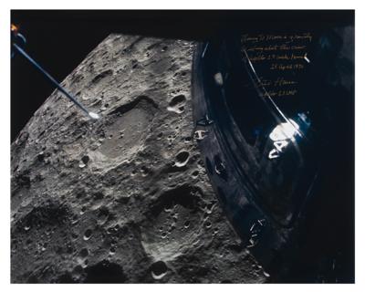 Lot #9318 Fred Haise Signed Oversized Photograph - Image 1