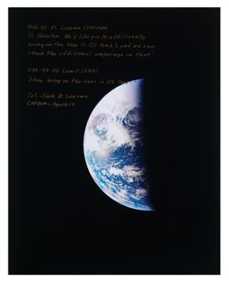 Lot #9330 Jack Lousma Signed Oversized Photograph - Image 1