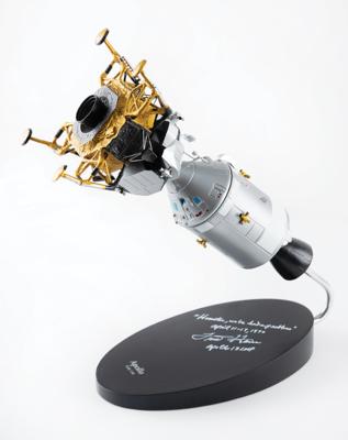 Lot #9305 Fred Haise Signed Apollo Spacecraft Model - Image 2