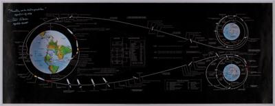 Lot #9303 Fred Haise Signed Panoramic Photograph - Image 1