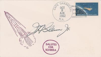 Lot #9033 John Glenn Signed Cover and Typed Letter Signed - Image 2