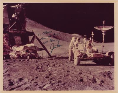 Lot #9400 Jim Irwin Signed Photograph - Image 1