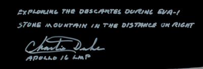 Lot #9443 Charlie Duke Signed Panoramic Photograph - Image 2