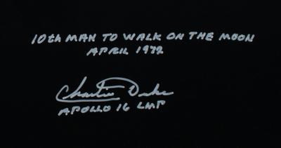 Lot #9446 Charlie Duke Signed Oversized Photograph - Image 2