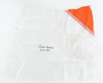 Lot #9258 Michael Collins Signed Parachute Fabric