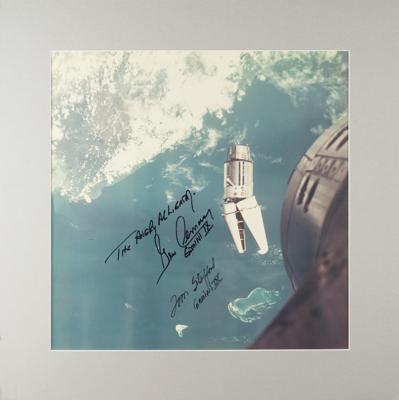 Lot #9077 Gene Cernan and Tom Stafford Signed Photograph - Image 3