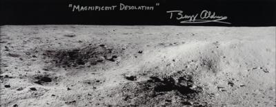 Lot #9210 Buzz Aldrin Signed Panoramic Photograph - Image 2