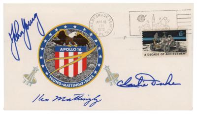 Lot #9428 Charlie Duke's Apollo 16 Insurance Cover