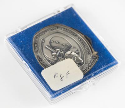 Lot #9551 John Young's STS-9 Flown Robbins Medallion - Image 3