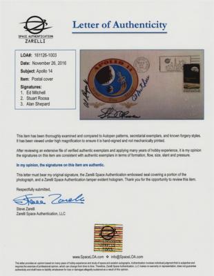 Lot #9354 Apollo 14 'Type 1' Insurance Cover - Image 2