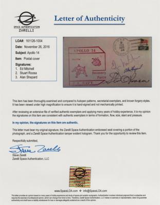 Lot #9355 Apollo 14 Signed 'Recovery' Cover - Image 2
