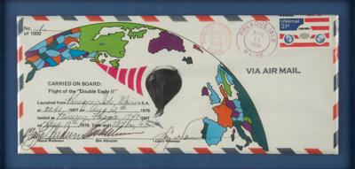 Lot #9718 Double Eagle II Balloon Transatlantic Flown Cover - Image 1