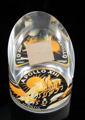 Lot #9302 Apollo 13 Flown Couch Segment - Image 1