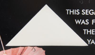 Lot #9269 Apollo 12 Flown Checklist Cover Card Fragment - Image 2