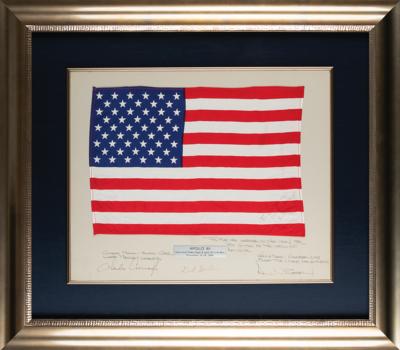 Lot #9261 Apollo 12 Flown Flag Display - Image 6