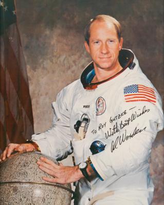 Lot #9388 Al Worden's Apollo 15 Flown Canadian Flag Display - Image 5