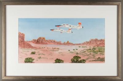 Lot #9208 Michael Collins Original Painting: 'Close Friends II' - Image 3