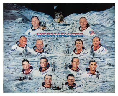 Lot #9489 Moonwalkers Signed Lithograph - Image 1
