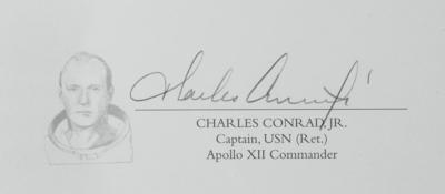 Lot #9283 Alan Bean and Charles Conrad Signed Lithograph: 'Heavenly Reflections' - Image 2