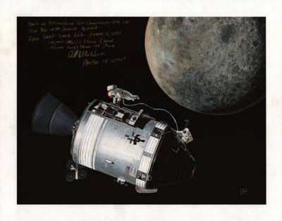 Lot #9411 Al Worden Signed Print - Image 1