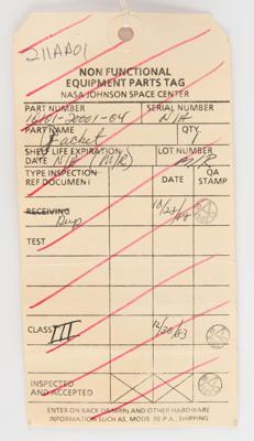 Lot #9555 Dale Gardner's STS-51A Flown Flight Suit - Image 10