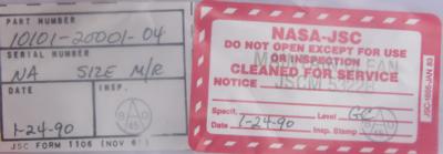 Lot #9555 Dale Gardner's STS-51A Flown Flight Suit - Image 13