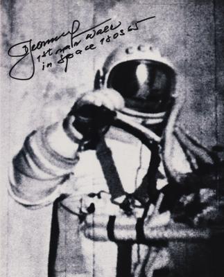 Lot #9622 Alexei Leonov Signed Photograph