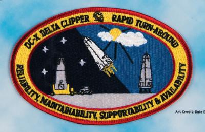 Lot #9660 DC-X Flight 8 Flown Patch - Image 2