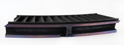 Lot #9112 Rocketdyne F-1 Rocket Engine Turbine Nozzle Blade Section - Image 1