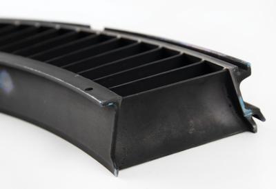 Lot #9112 Rocketdyne F-1 Rocket Engine Turbine Nozzle Blade Section - Image 5