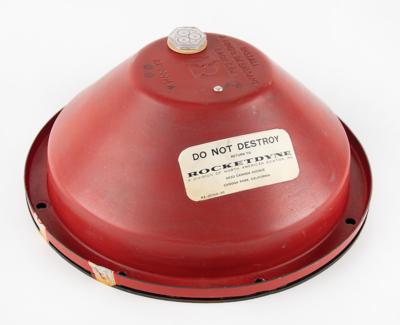 Lot #9113 Rocketdyne J-2 Rocket Engine Main Fuel and LOX Valve Closures/Covers - Image 2