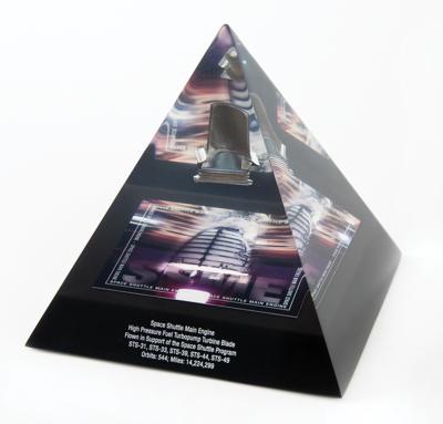 Lot #9591 Space Shuttle Flown Main Engine Turbine Blade - Image 1