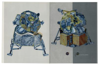 Lot #9322 Fred Haise Signed Grumman LM Brochure - Image 2