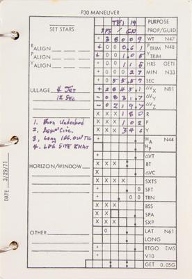 Lot #9384 Dave Scott's Apollo 15 Flown CSM Updates Book - Image 4