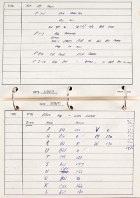 Lot #9384 Dave Scott's Apollo 15 Flown CSM Updates Book - Image 5