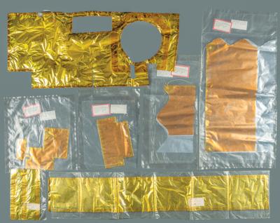 Lot #9666 High Energy Astronomy Observatory (7) AluminizedPolyimide MLI Blankets - Image 1