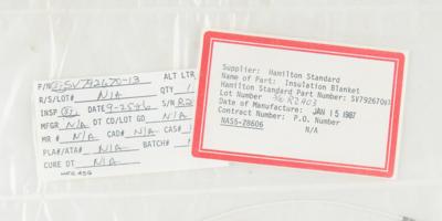 Lot #9666 High Energy Astronomy Observatory (7) AluminizedPolyimide MLI Blankets - Image 3