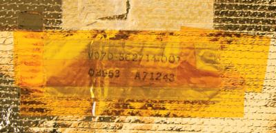 Lot #9603 STS-8 Flown Shuttle Mylar Insulation Blanket - Image 3