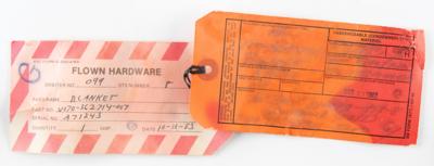 Lot #9603 STS-8 Flown Shuttle Mylar Insulation Blanket - Image 4