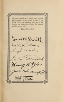 Lot #9721 First World Flight: Aviators Signed Book - Image 2