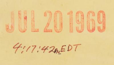 Lot #9201 Apollo 11 Moon Landing Teletype Roll - Image 2