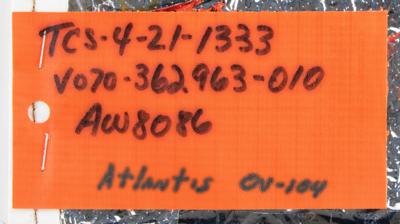 Lot #9543 Spacehab: Space Shuttle Atlantis Insulation Material [Attested to as Flown by Astrotech] - Image 3