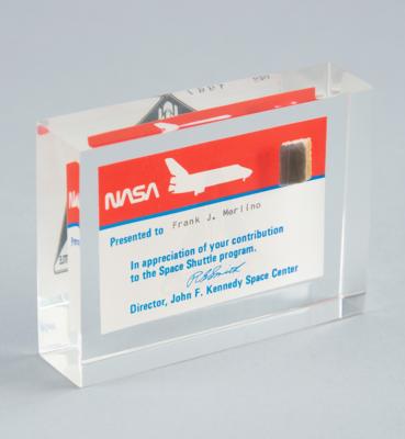 Lot #9574 STS-1 Flown Thermal Tile Segment