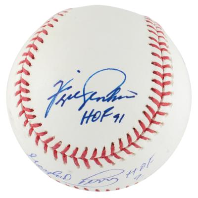 Lot #757 Pitchers (4) Signed Baseballs - Image 3