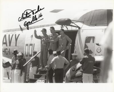 Lot #412 Charlie Duke Signed Photograph - Image 1