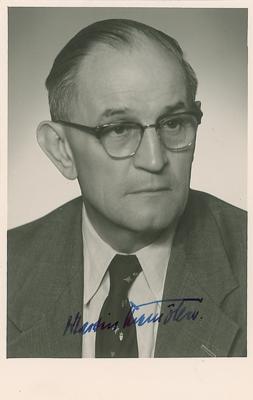 Lot #255 Martin Niemoller (3) Signed Items - Image 3