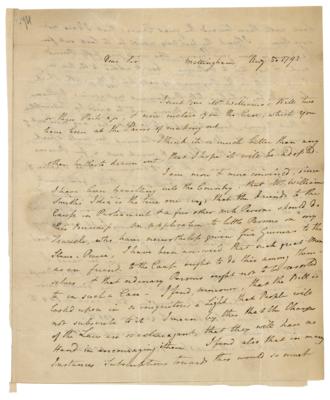 Lot #180 Thomas Clarkson: Clarkson fundraises for the 