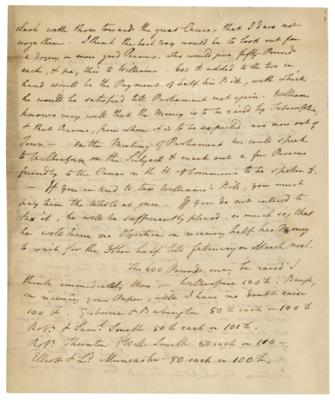 Lot #180 Thomas Clarkson: Clarkson fundraises for the 